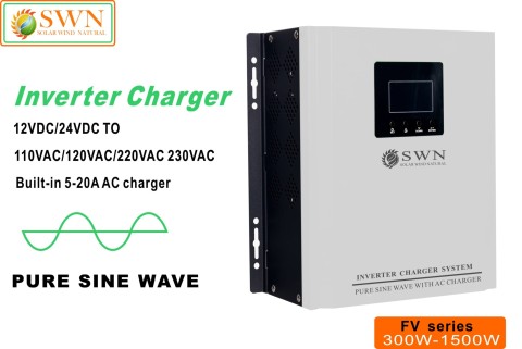 1000W 1500W 12VDC 24VDC pure sine wave power inverter